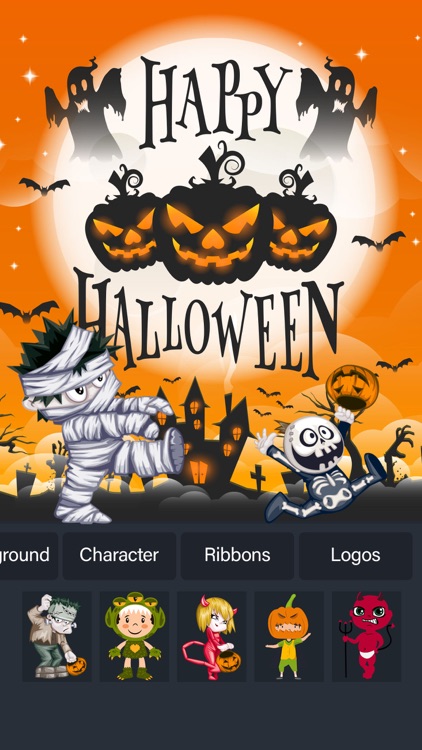 Scary Halloween Card maker screenshot-3