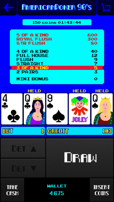 American Poker 90's Casino screenshot 2