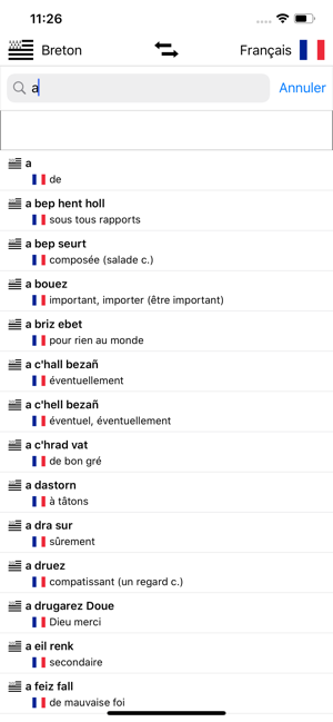 Dictionnaire Breton-Français(圖4)-速報App