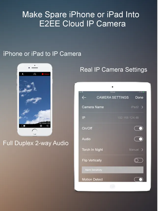 Screenshot 1 YouIPCams: Security Camera App iphone