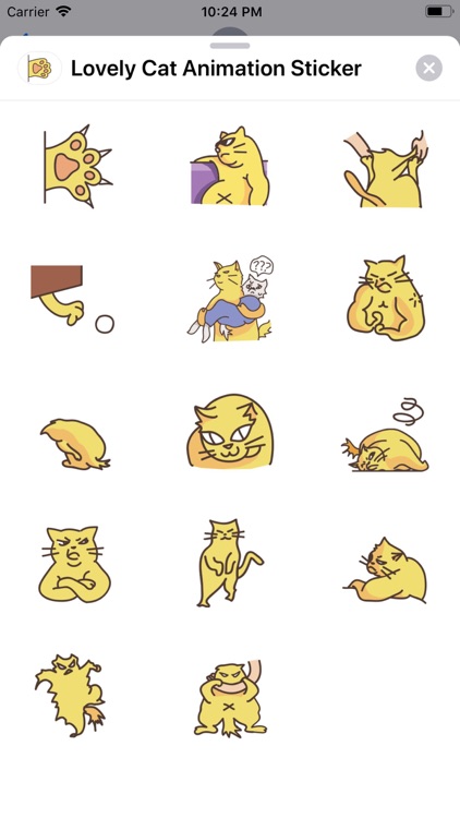 Lovely Cat Animation Sticker