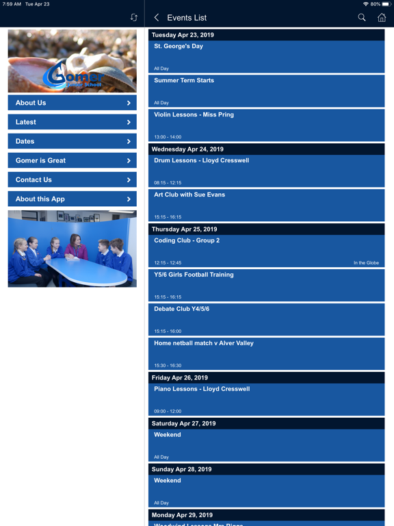 Screenshot #6 pour Gomer Junior School