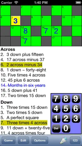 Game screenshot X-Figure: Number Crosswords hack