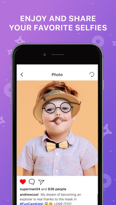 FunCam Kids: AR Selfie Filters screenshot 3