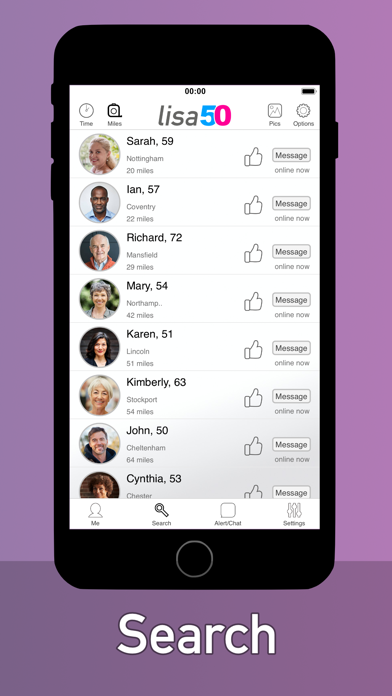 Lisa50 - Over 50 Dating App screenshot 3