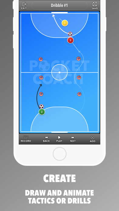 Pocket Coach: Futsal Board screenshot 2