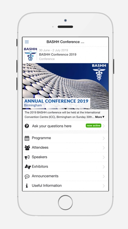 BASHH Conference 2019