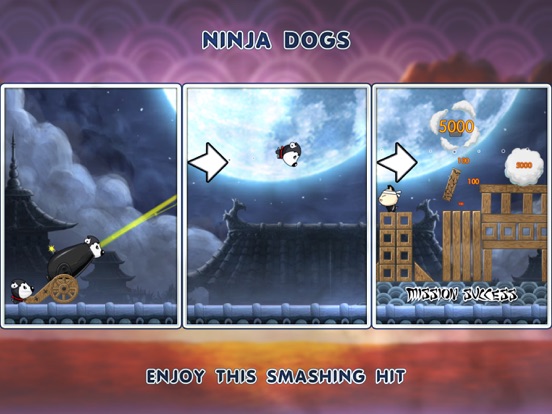Ninja Dogs: Slingshot Shooter screenshot 6