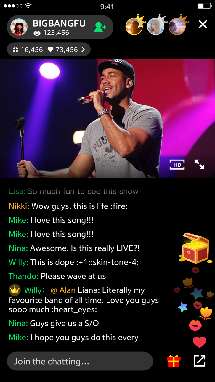 JOOX Music Modded screenshot 5 - iOS app interface
