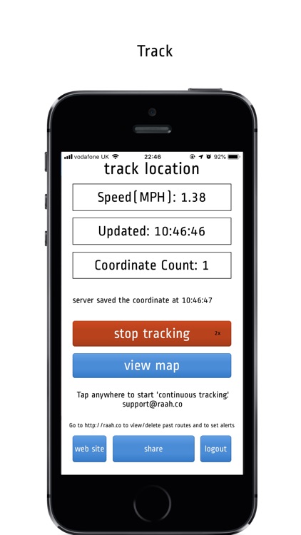 Route Tracker Pro Version