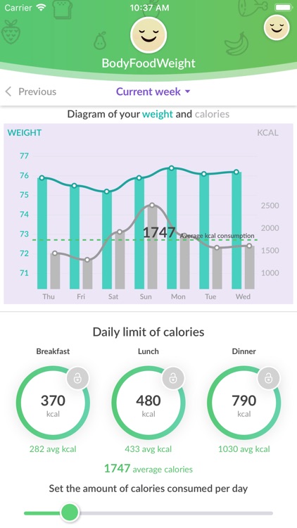 Body Food Weight: diet tracker screenshot-6