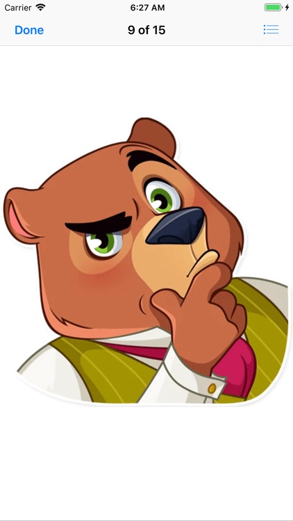 Todd Bear Moods For iMessages screenshot-8