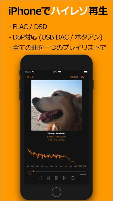 scylla - ハイレゾ音楽プレイヤー screenshot1