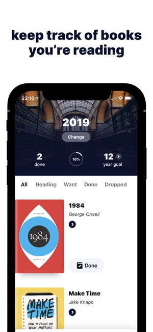 Reado - book library tracker