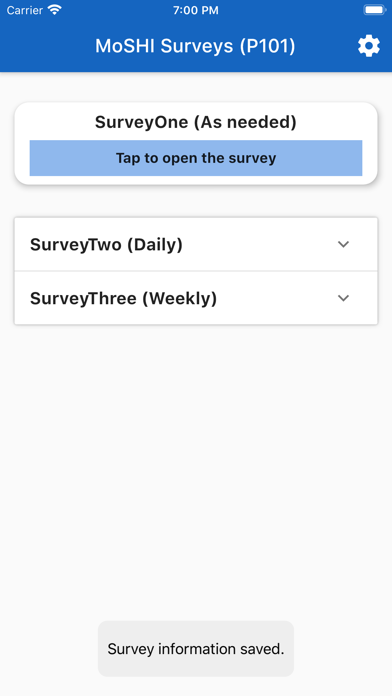 MoSHI Surveys screenshot 4