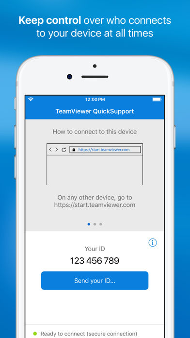 TeamViewer QuickSupport screenshot1