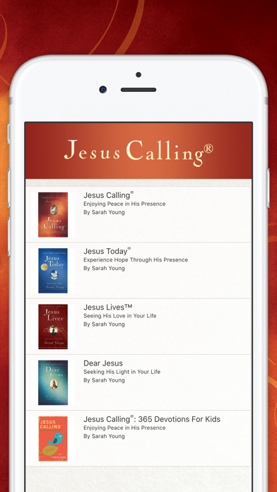 Jesus Calling Devotional by Sarah Young Screenshot 4