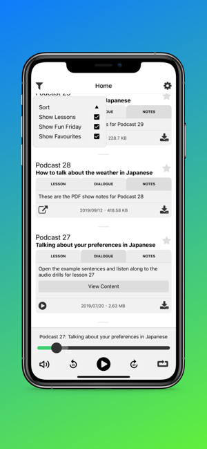 Learn Japanese Pod App(圖3)-速報App