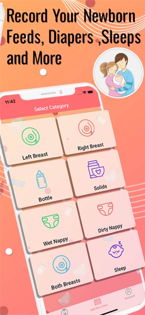 Baby360 -  Feed, Sleep, Diaper(圖3)-速報App