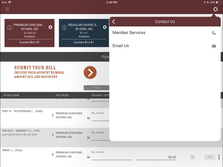 Trailhead CU Mobile for iPad screenshot-5