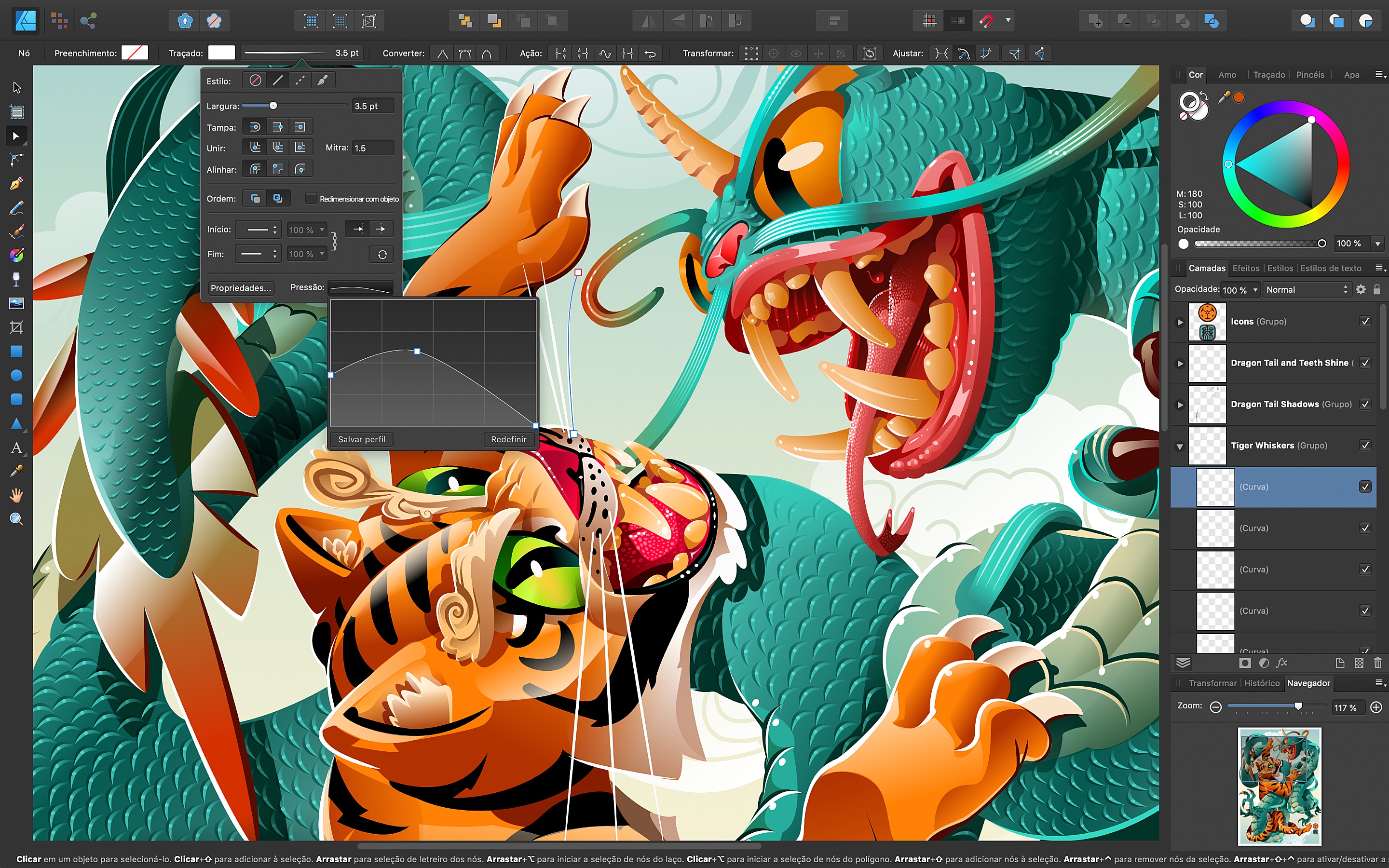 Screenshot do app Affinity Designer