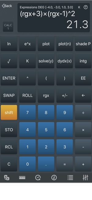 CALC 1 Graphing Calculator