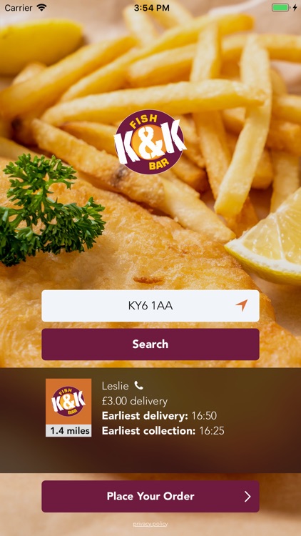 K&K Fish Bar Scotland