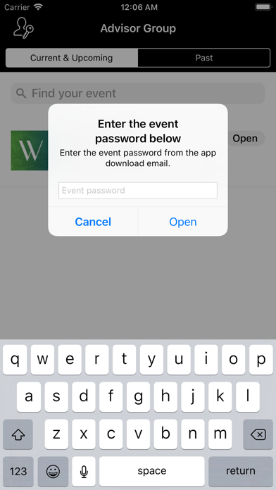 How to cancel & delete Advisor Group Events from iphone & ipad 2