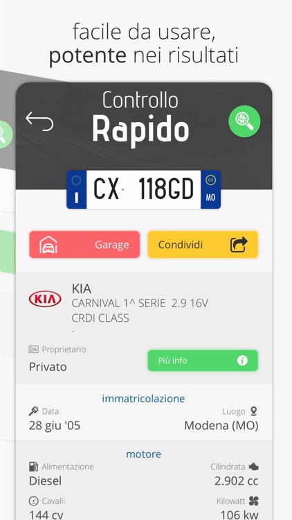 Veicolo+: info targa (no ads)