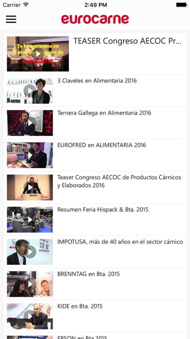 Screenshot #2 pour eurocarneapp