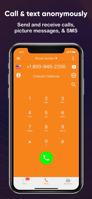 Ongebruikt Phoner Text+Call Phone Number on the App Store ZG-33