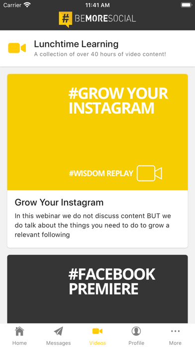 Screenshot #3 pour BeMoreSocial