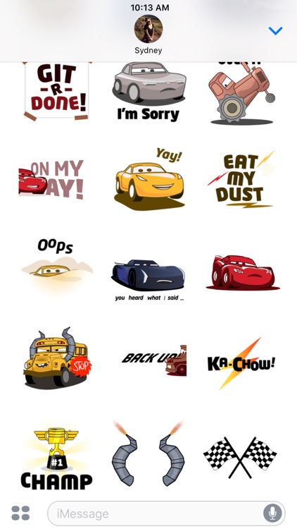 Pixar Stickers: Cars 3 screenshot-4