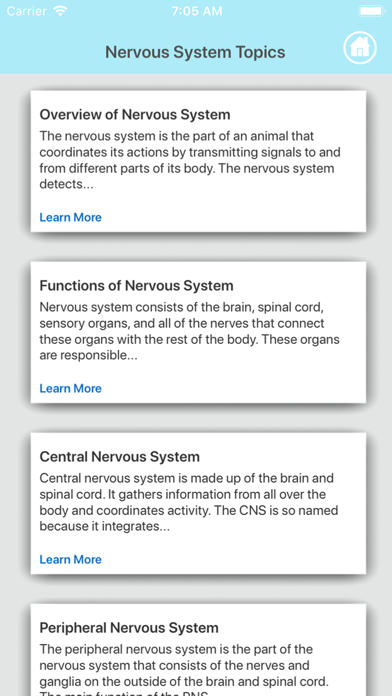 Learn Nervous System screenshot 2