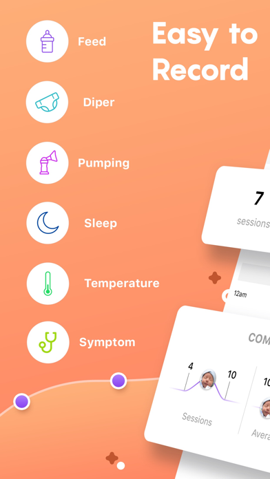 赤ちゃん日記: 授乳ノートと育児記録 screenshot1