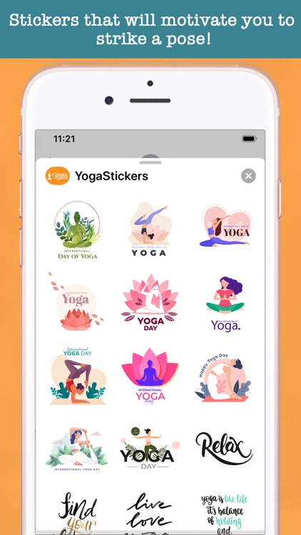 Yoga Stickers Pack for iMessage iOS :: Behance