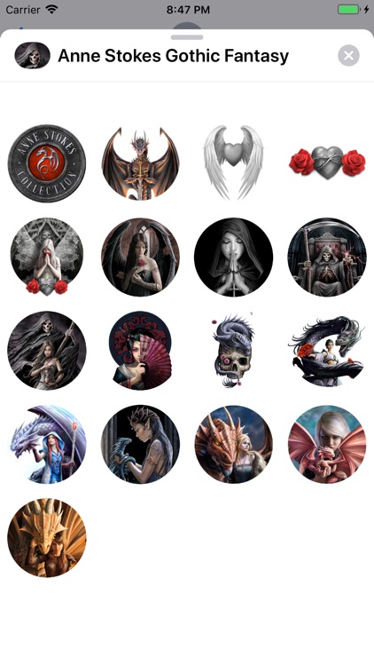 Anne Stokes Gothic Stickers