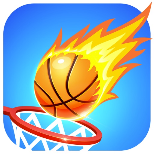 Basketball star shooting game Icon