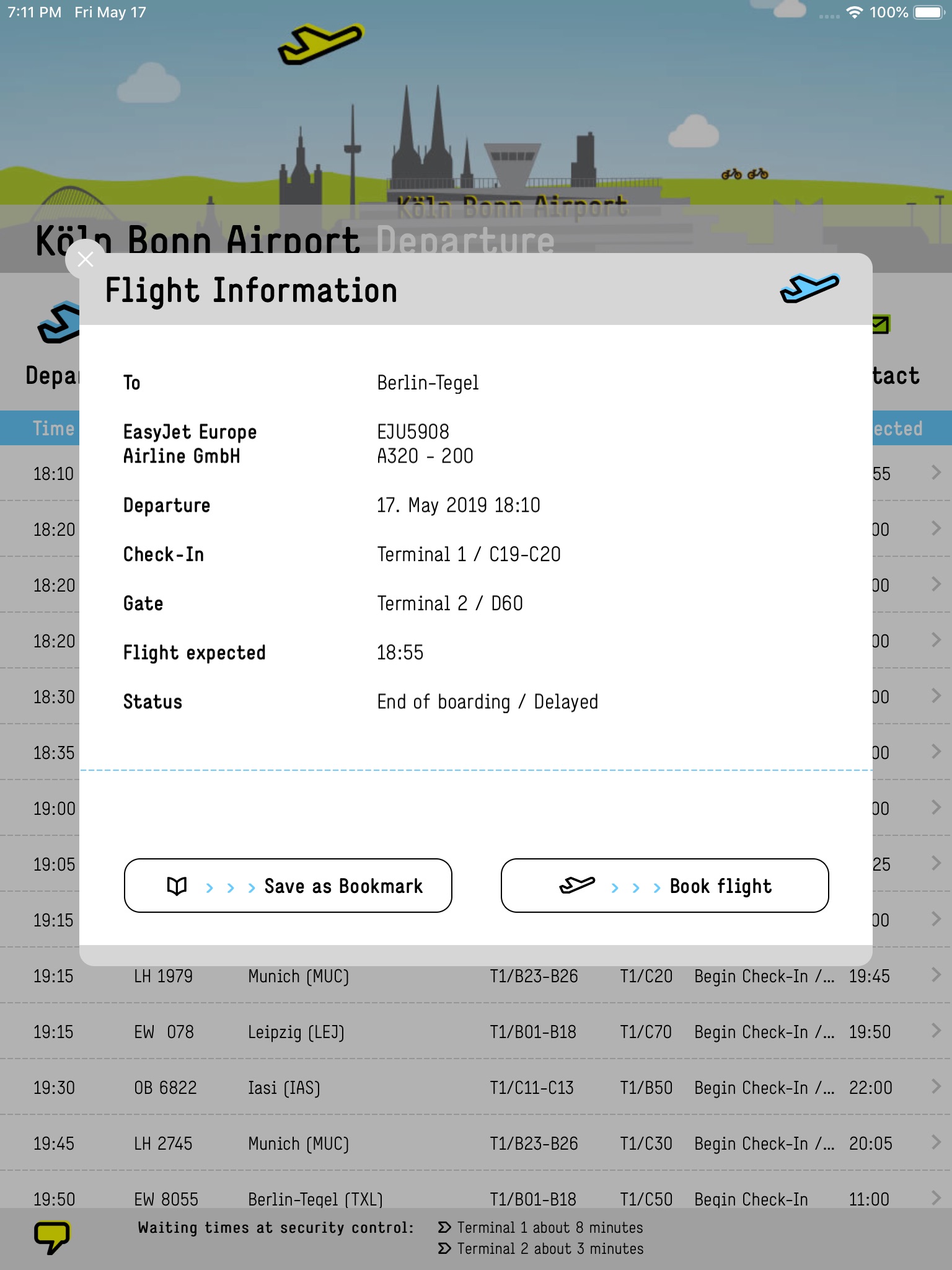 Köln Bonn Airport screenshot 2