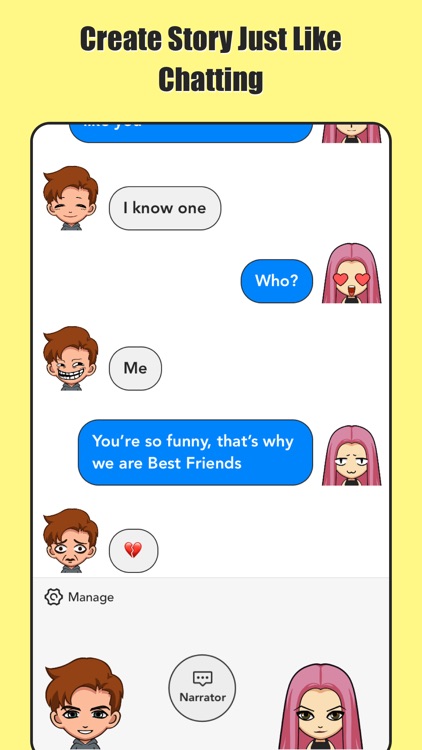 AnimeTexting: Chat Story Maker