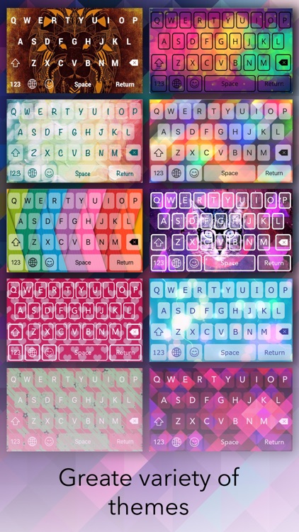 Color Keyboard - Fancy Themes