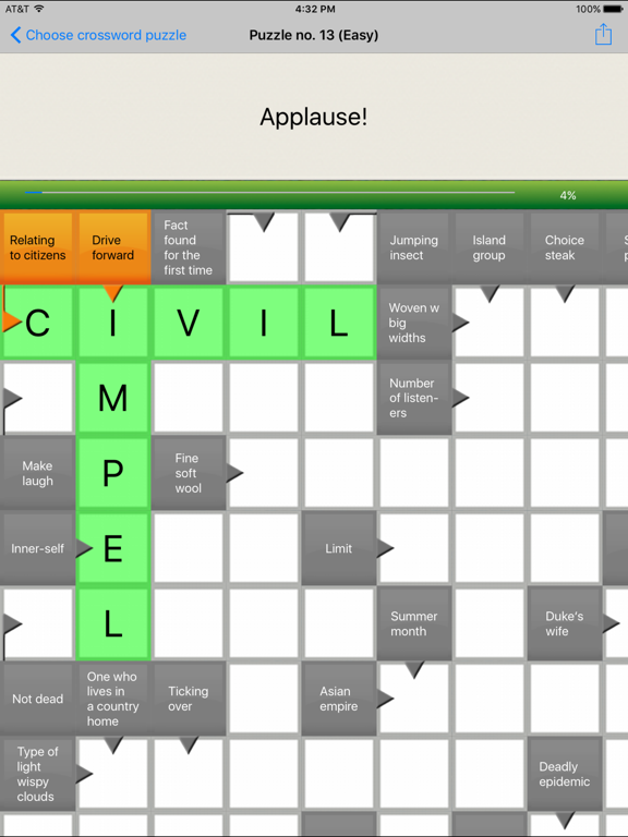 Crosswords Mobile screenshot 4