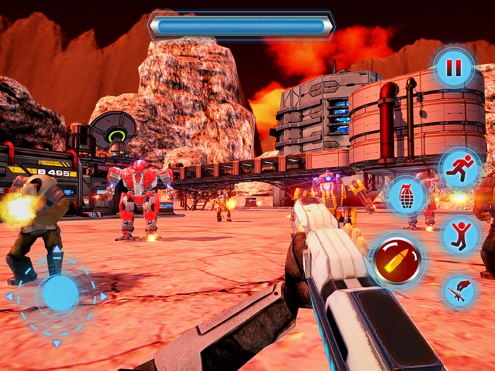 战地与机器人之战