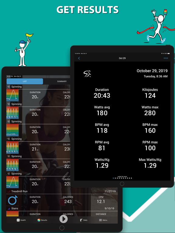 iBiker | Indoor and Outdoor Cycling & Heart Rate Monitor Training screenshot