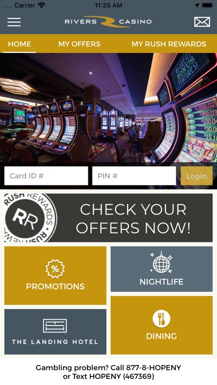 Rush Rewards Rivers Casino Schenectady