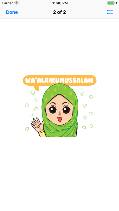 Muslim Hijab Girl Greetings screenshot 3