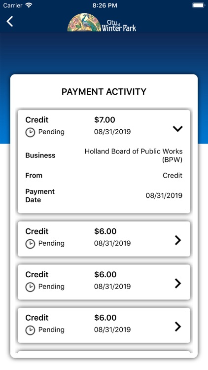 Winter Park Utility BillPay screenshot-5