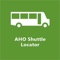 Shuttle locator provides real-time location of parking lot shuttle