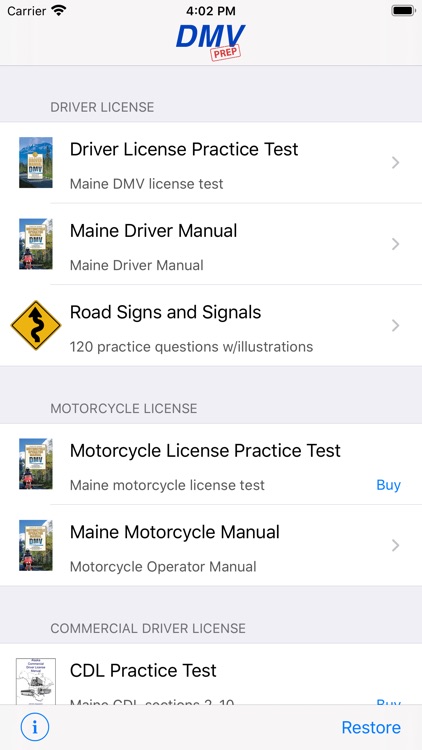 Maine DMV Test Prep