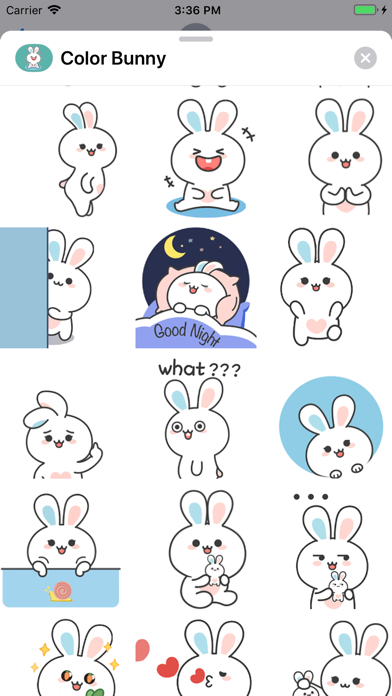 Color Bunny Animated screenshot 2